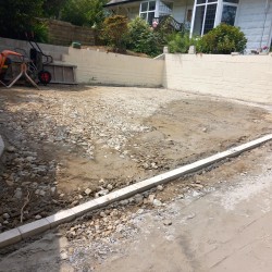 Complete driveway, new tarmac drive complete with cream block boarder edging